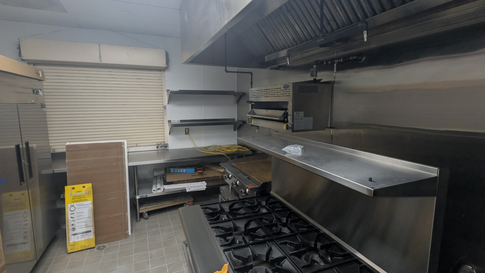 Commercial kitchen electrical work