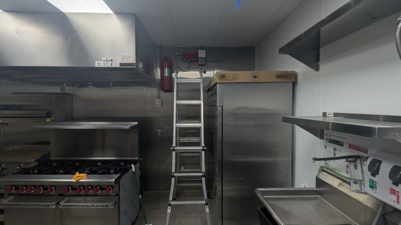 Commercial kitchen buildout